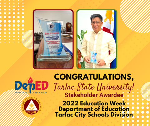 TSU receives plaque as DepEd TCSD stakeholder