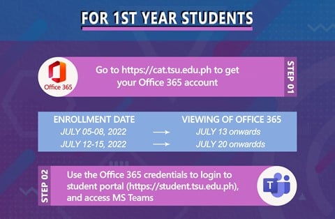 Freshmen Guide: How to view your Office 365 Account
