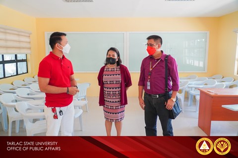 TSU officials visit refurbished rooms of Capas Campus